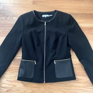 Calvin Klein Blazer with Leather